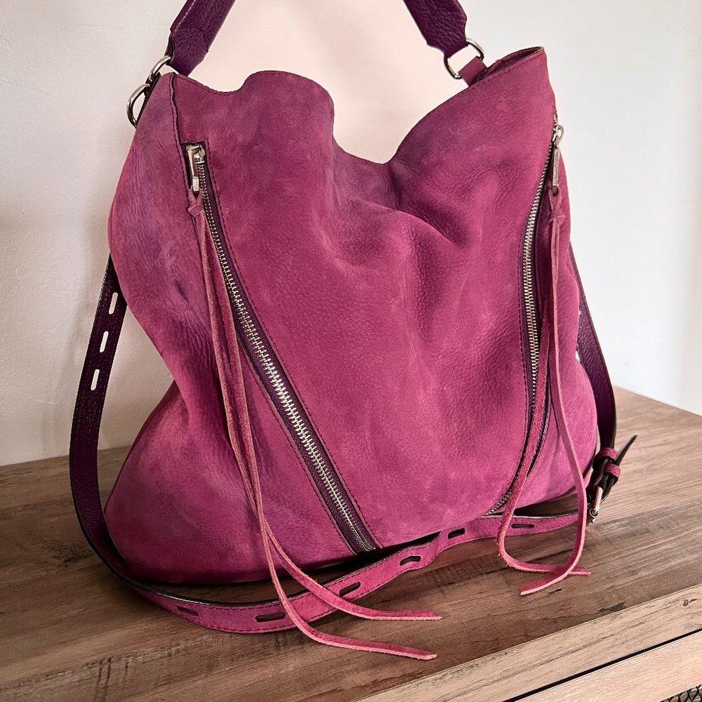 Rebecca Minkoff Suede Leather Moto Bag
